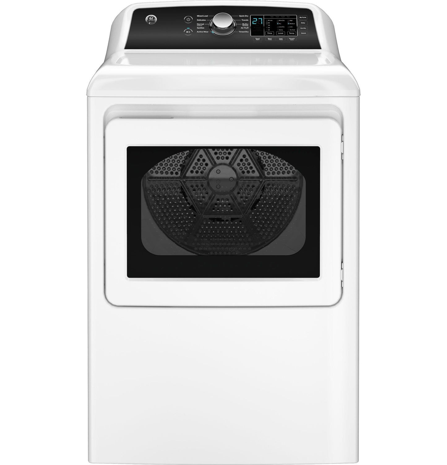 GTD58GBSVWS GE® 7.4 cu. ft. Capacity Gas Dryer with Up To 120 ft. Venting and Sensor Dry