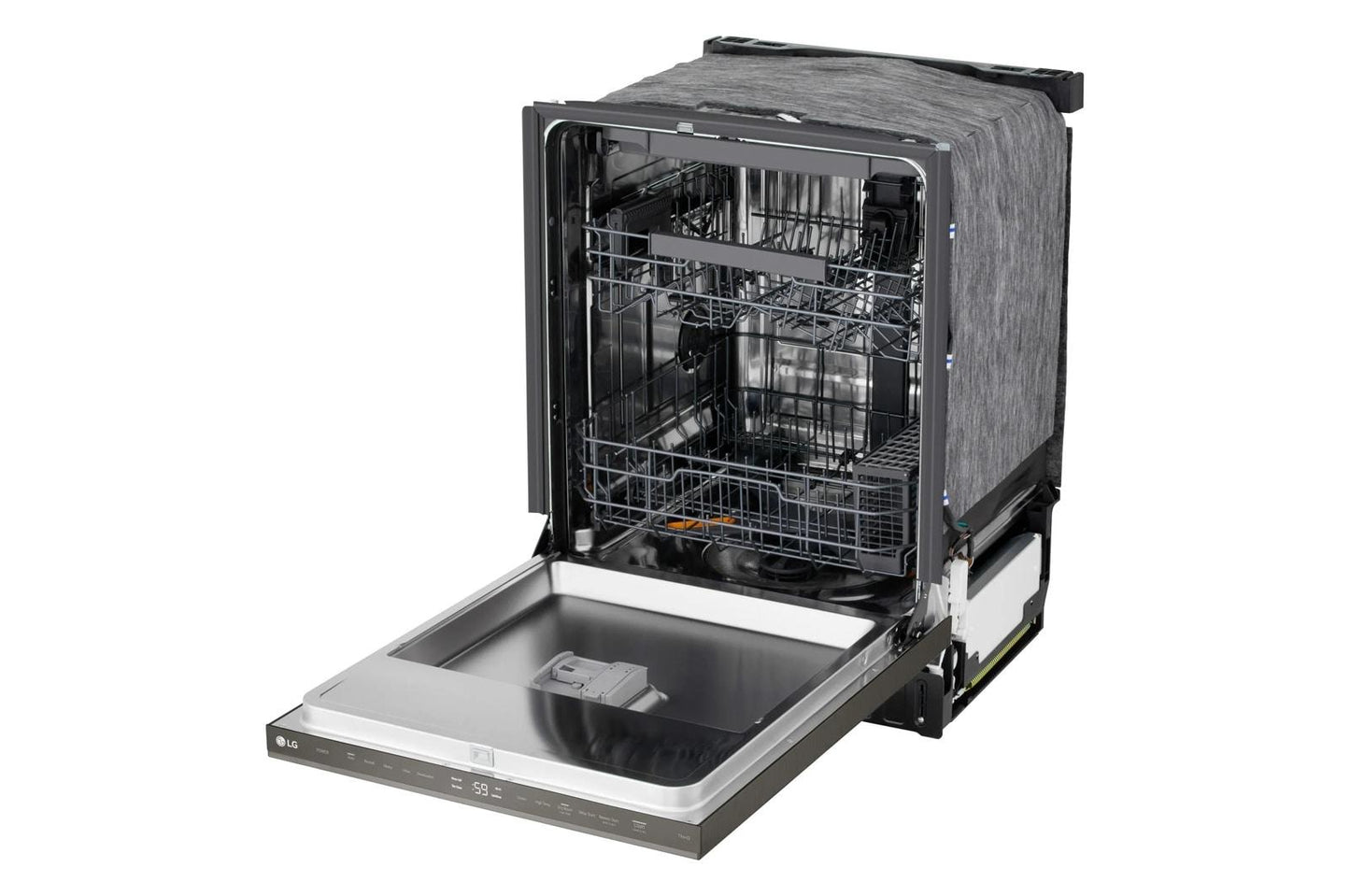 Lg LDNPM545D Smart FlushFit™ Top Control Dishwasher with 1-Hour Wash & Dry, QuadWash® Pro, and Dynamic Heat Dry™ w/AutoVent Dry™