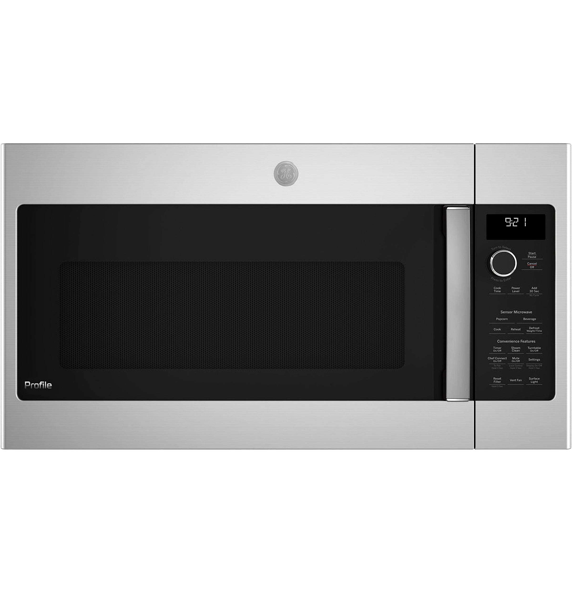 PVM9215RYSS GE Profile™ 2.1 Cu. Ft. Over-the-Range Sensor Microwave Oven