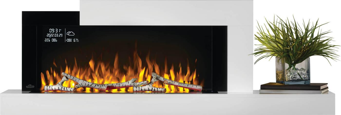 Napoleon Bbq NEFP325019WIOT Stylus Cara Elite Connected Wall Hanging Electric Fireplace