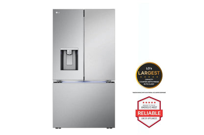 Lg LRYXC2606SLSGL6337XMVEL2125XLDNTH753S 26 cu. ft. Smart Counter-Depth MAX™ Four Types of Ice French Door Refrigerator with Slide-in Gas Range, Top Control Dishwasher and Microwave Kitchen Package in Stainless Steel