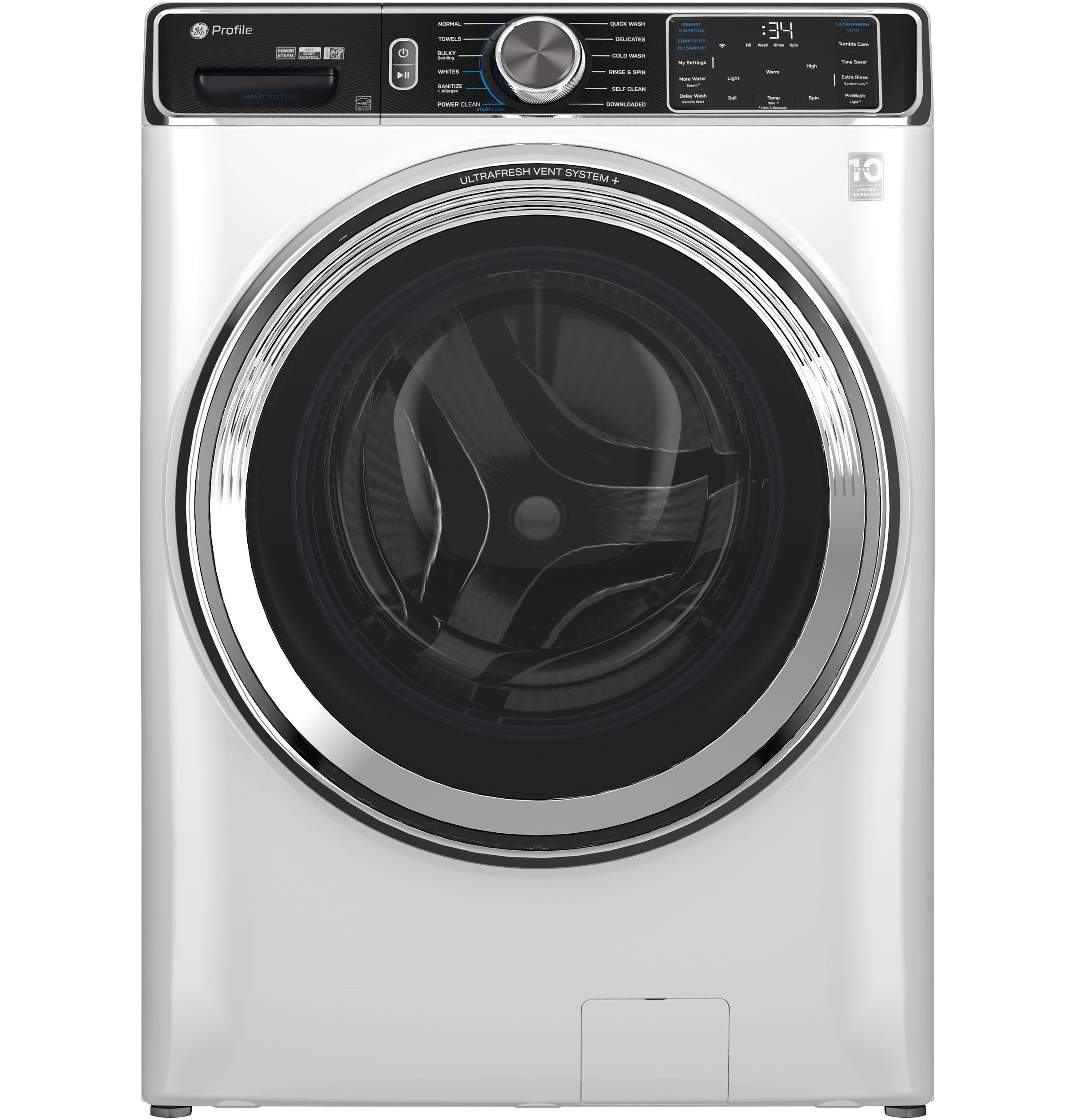 PFW870SSVWW GE Profile™ 5.3 cu. ft. Capacity Smart Front Load ENERGY STAR® Washer with UltraFresh™ Vent System+ with OdorBlock™