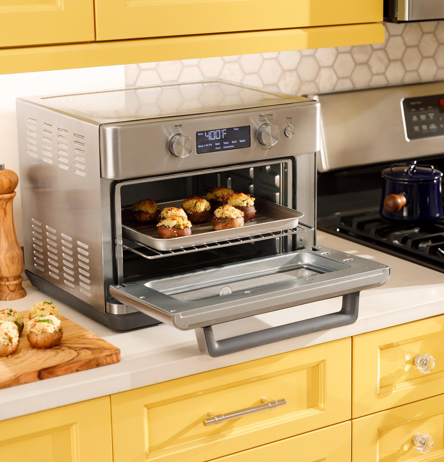 G9OAAASSPSS GE Digital Air Fry 8-in-1 Toaster Oven
