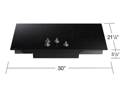 Samsung NZ30FG5332RK 30" Electric ENERGY STAR® Certified Cooktop with 4 Elements in Black