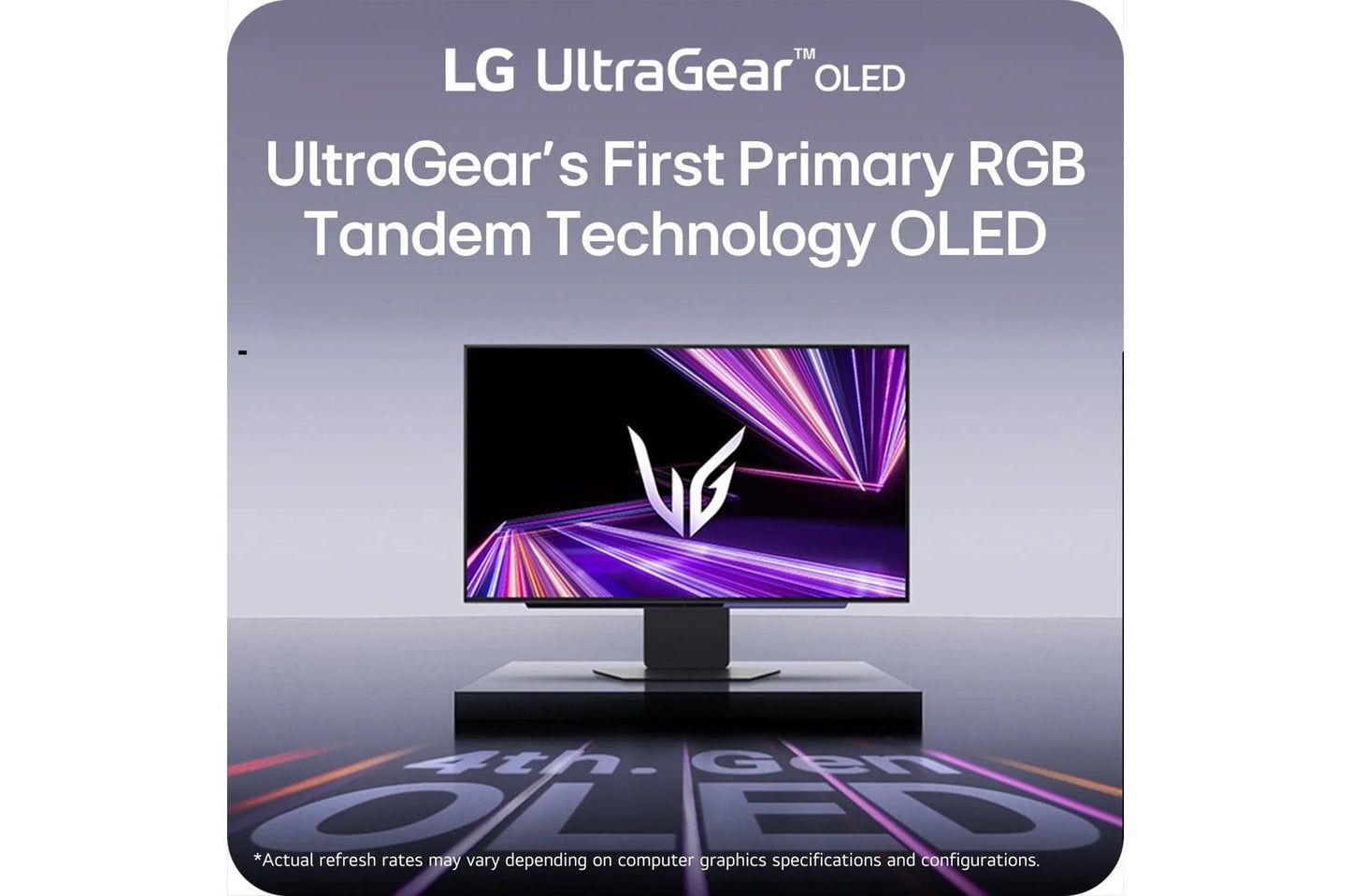 Lg 27GX700AB 27 Inch UltraGear™ OLED QHD 280Hz 0.03ms G-Sync® Compatible Gaming Monitor