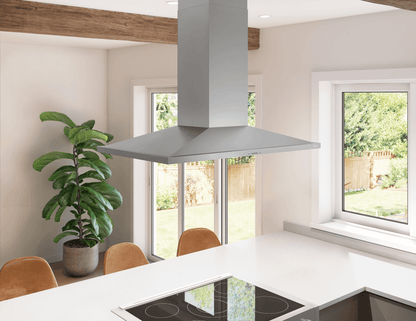 Zephyr ZAZM90DS Anzio Island, 90cm, SS, LED, 600 CFM w/ACT