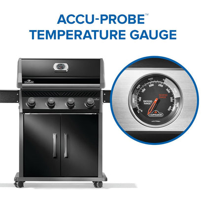 Napoleon Bbq R525NK2SS Rogue 525 Gas Grill , Natural Gas, Black