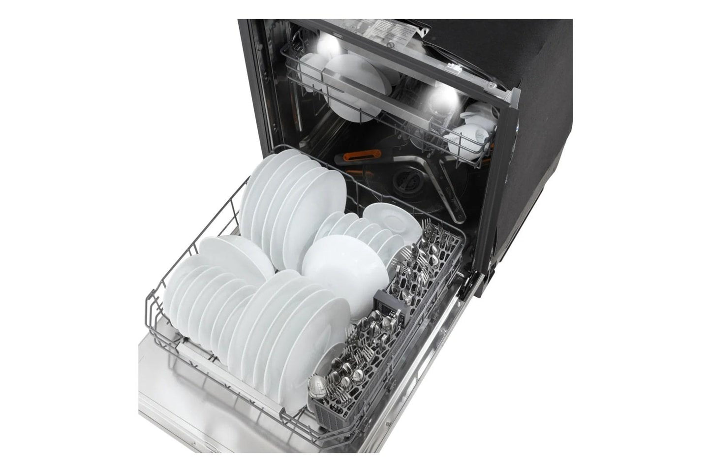 Lg LDNPH753S Smart FlushFit™ Top Control Dishwasher with 1-Hour Wash & Dry, QuadWash® Pro, TrueSteam® and Dynamic Heat Dry™ w/AutoVent Dry™