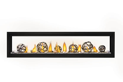 Napoleon Bbq LVX74N2X1 Luxuria 74 See Through Direct Vent Gas Fireplace