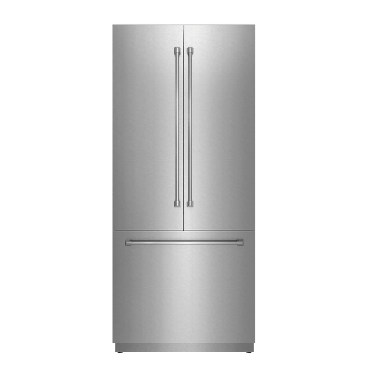 XRF3619BFPSS Thor Kitchen 36-inch French Door Built-in Panel-ready Refrigerator - Xrf3619bfp-ss