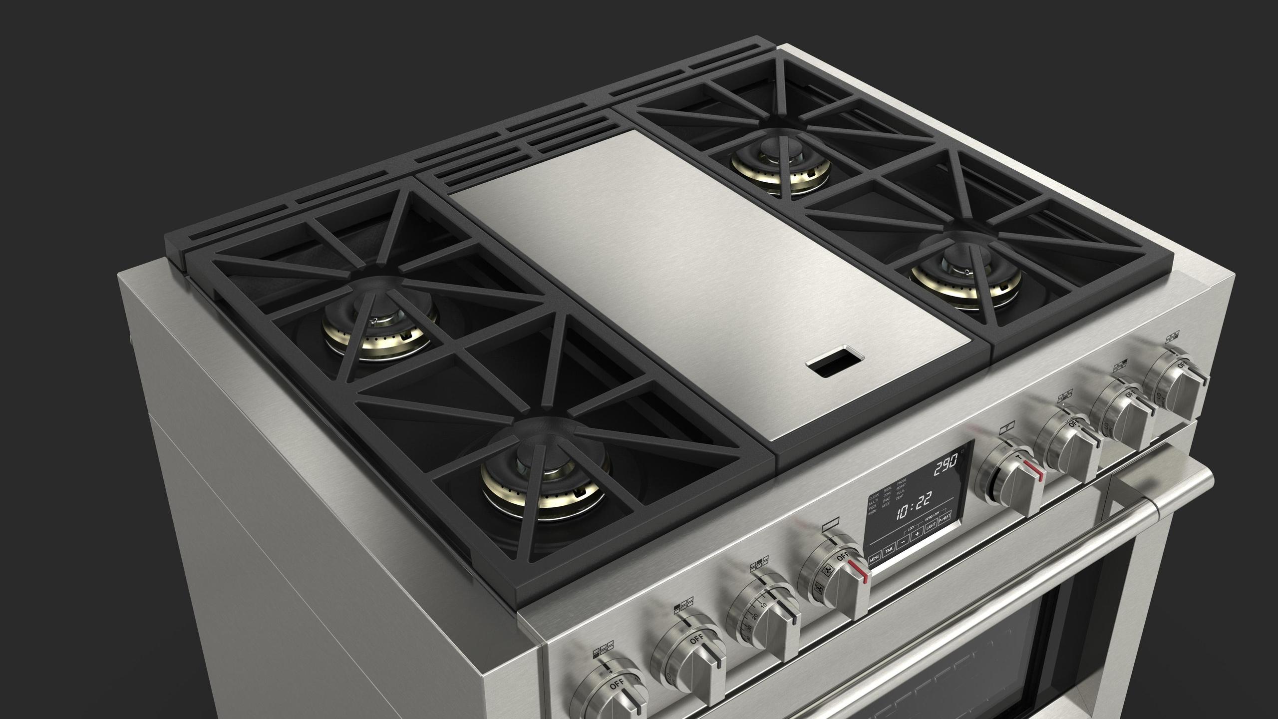 36 DUAL FUEL PRO RANGE WITH GRIDDLE