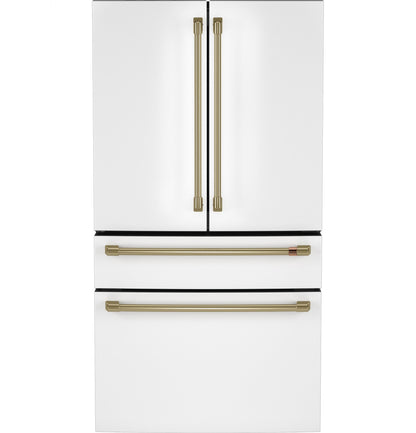 Cafe CJE23DP4WW2 CAF(EBACK)™ ENERGY STAR® 23.2 Cu. Ft. Smart Counter-Depth 4-Door French-Door Refrigerator With Dual-Dispense AutoFill Pitcher
