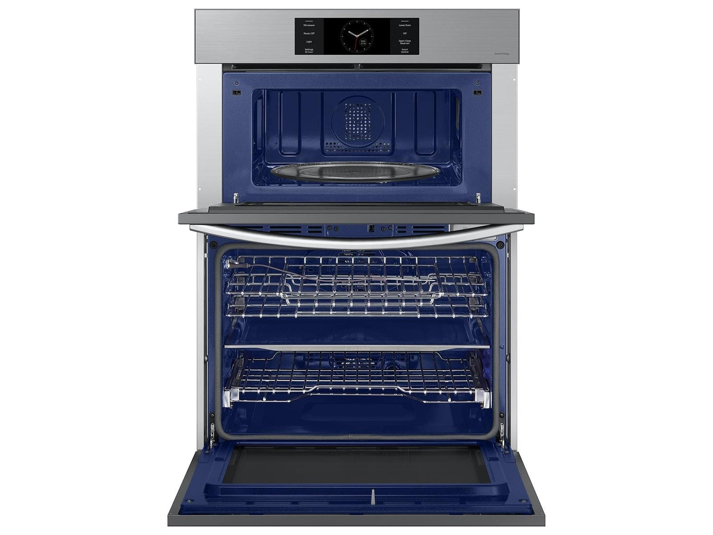 Samsung NQ70CG700DSR Bespoke Combi Wall Oven Dual Convection  Air Fry  1.9 cu.ft. & 5.1 cu.ft.
