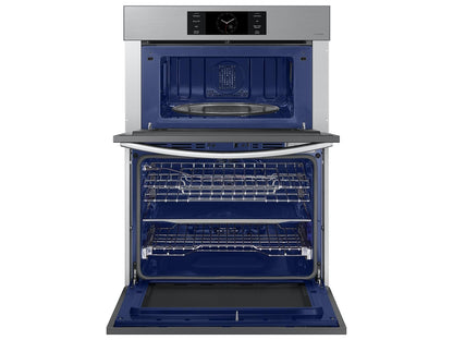 Samsung NQ70CG700DSR Bespoke Combi Wall Oven Dual Convection  Air Fry  1.9 cu.ft. & 5.1 cu.ft.
