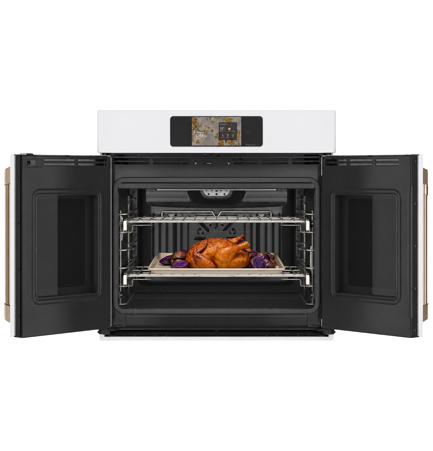 Cafe CTS90FP4ZW2 CAF(EBACK)™ Professional Series 30" Smart Built-In Convection French-Door Single Wall Oven