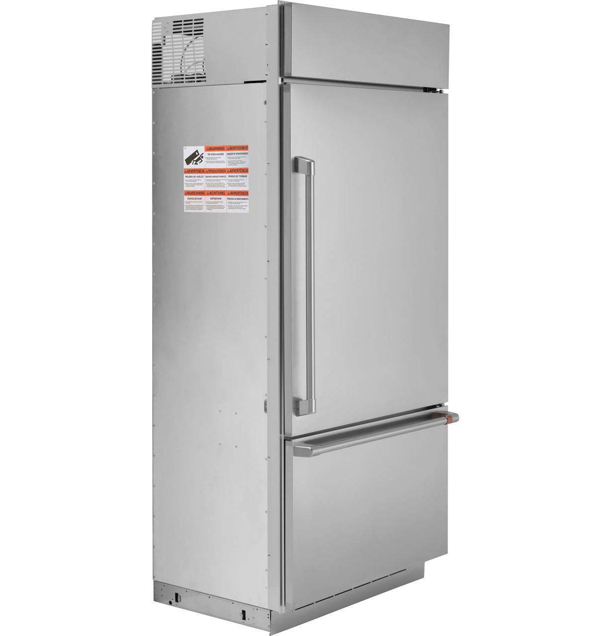 Cafe CDB36RP2PS1 Caf(eback)™ 21.3 Cu. Ft. Built-In Bottom-Freezer Refrigerator