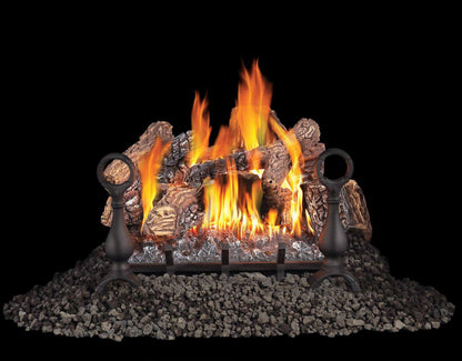 Napoleon Bbq GL18NE Fiberglow 18 Gas Log Set, Electronic ignition