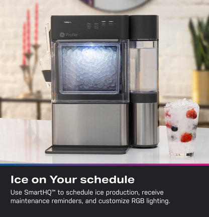P4NM25PZSG GE Profile Opal Mini Pro Nugget Ice Maker with Side Tank
