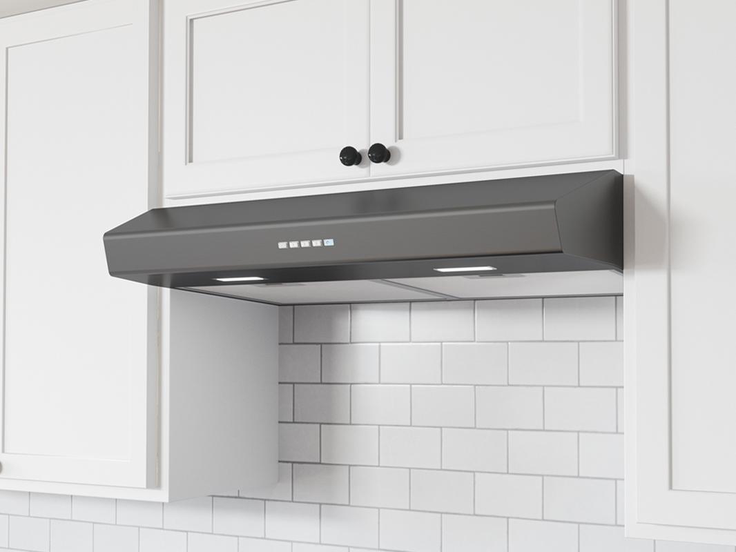 AK1236CB Breeze II, Under Cabinet, 36", Black, LED