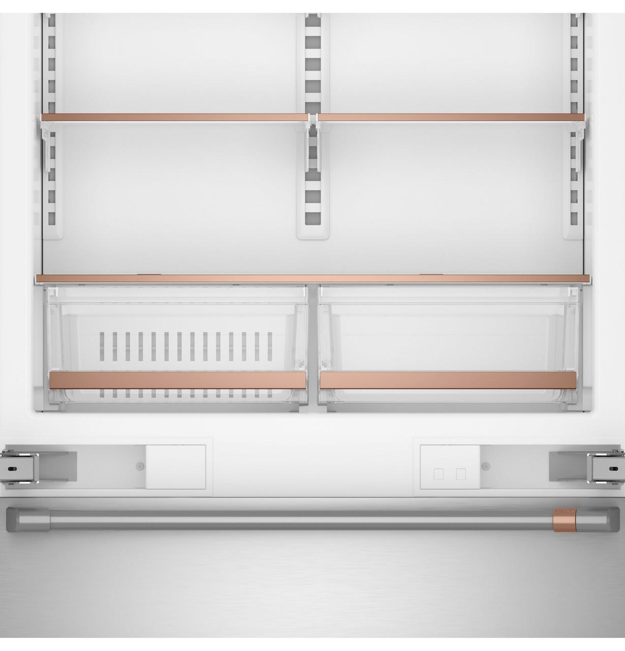 Cafe CIC36RP2VS1 Caf(eback)™ 36" Integrated Bottom-Freezer Refrigerator