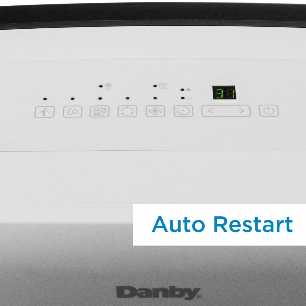 DDR050BJP2WDB Danby 50 Pint Dehumidifier with Pump in White