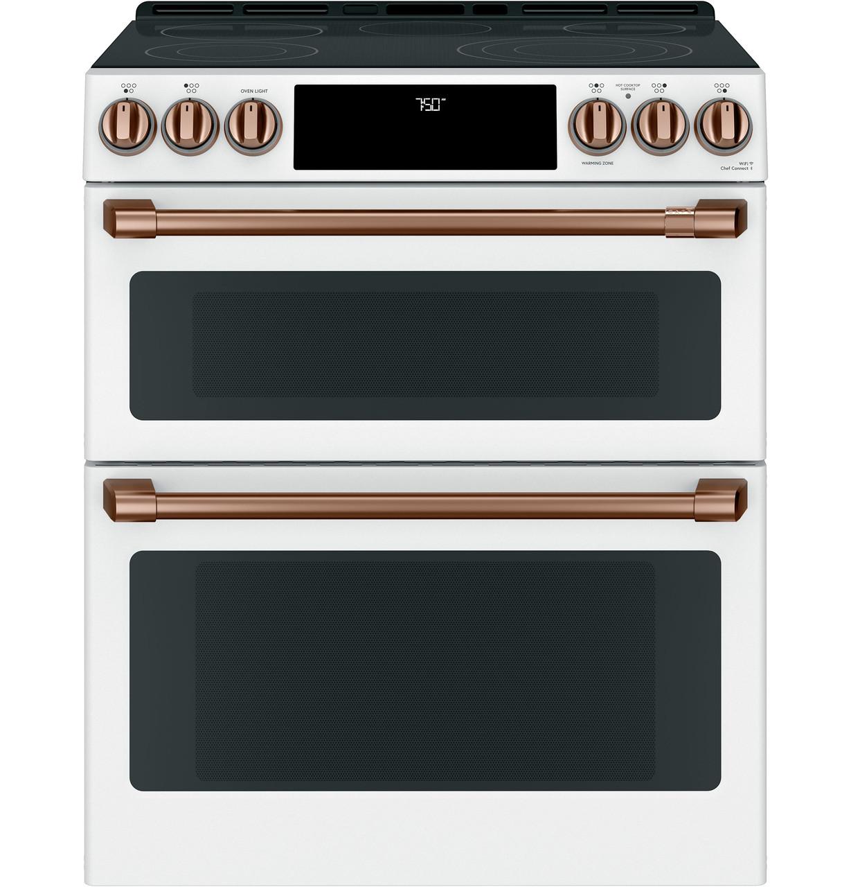 Cafe CXFCEHKPMCU CAF(EBACK)™ Front Control Electric Knobs and Handles - Brushed Copper