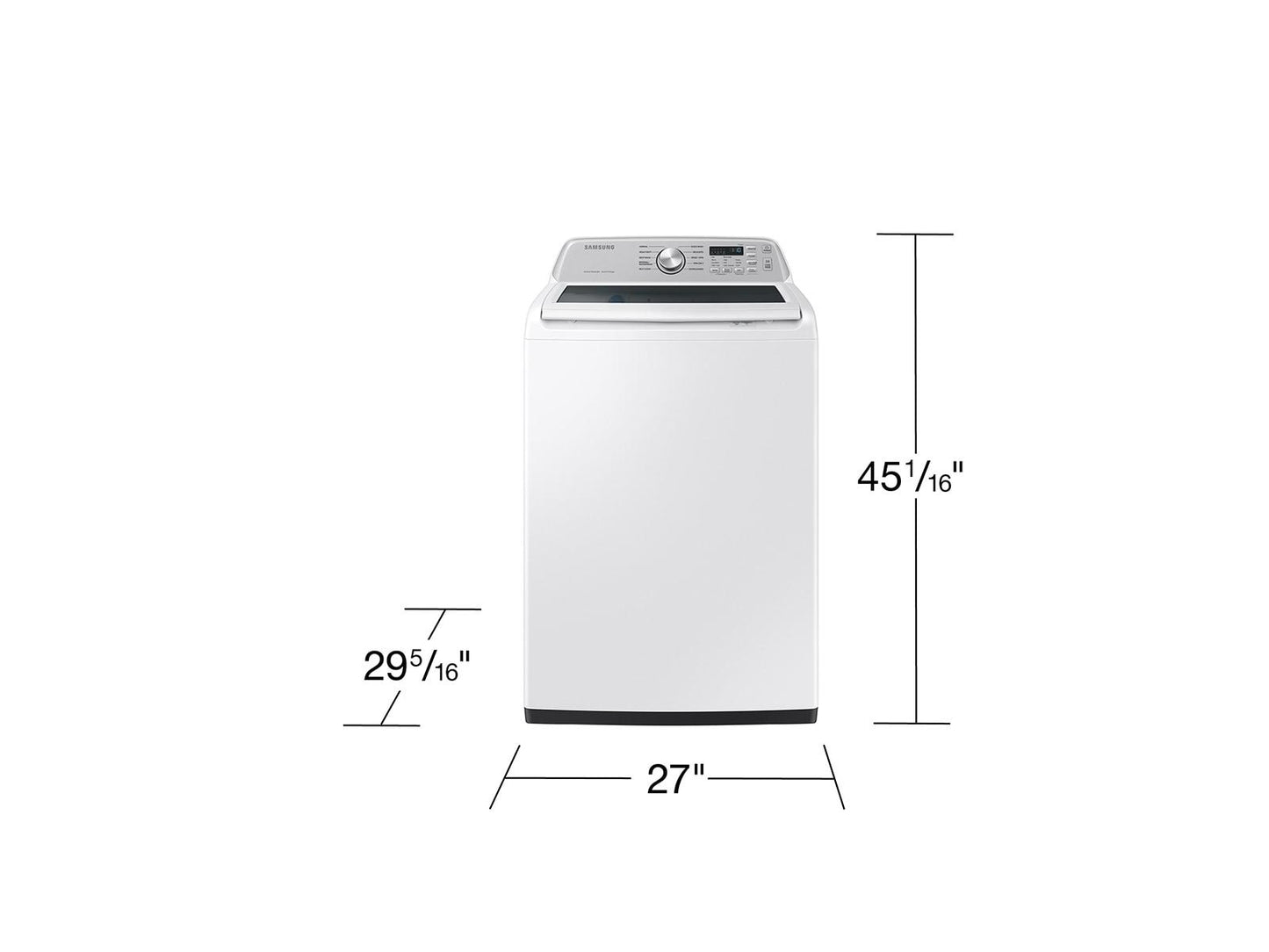 Samsung WA46CG3505AW Top Load Washer ActiveWave™ Agitator  Wi-Fi  4.6 cu.ft.