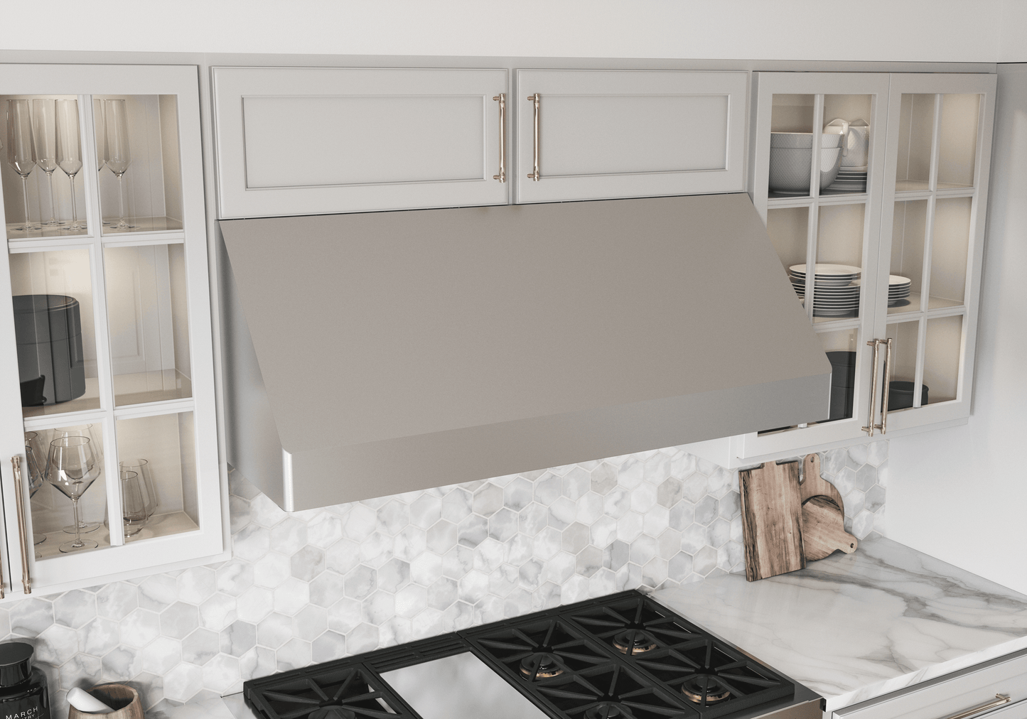 Zephyr AK7542CS Tempest II, 18in Wall, 42in, SS, LED, ACT