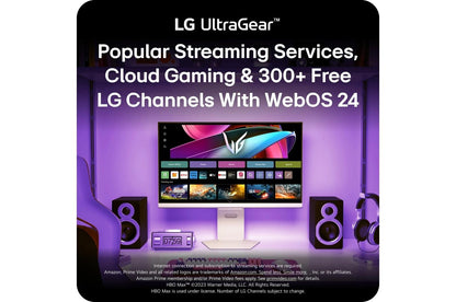 Lg 32G810SAW 32 Inch UltraGear™ IPS 4K UHD 144Hz 1ms G-sync Compatible HDR 400 AI Smart Gaming Monitor with webOS