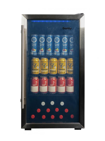 DBC117A2BSSDD6 Danby 3.1 cu. ft. Free-Standing Beverage Center in Stainless Steel