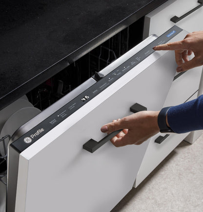 PDT715SIYII GE Profile™ ENERGY STAR® Panel-Ready Top Control Stainless Interior Dishwasher with Microban™ Antimicrobial Technology