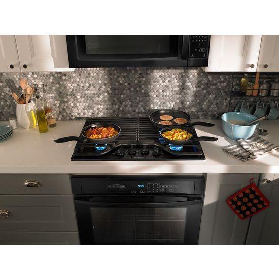 Amana® 30-inch Gas Cooktop with 4 Burners - Black