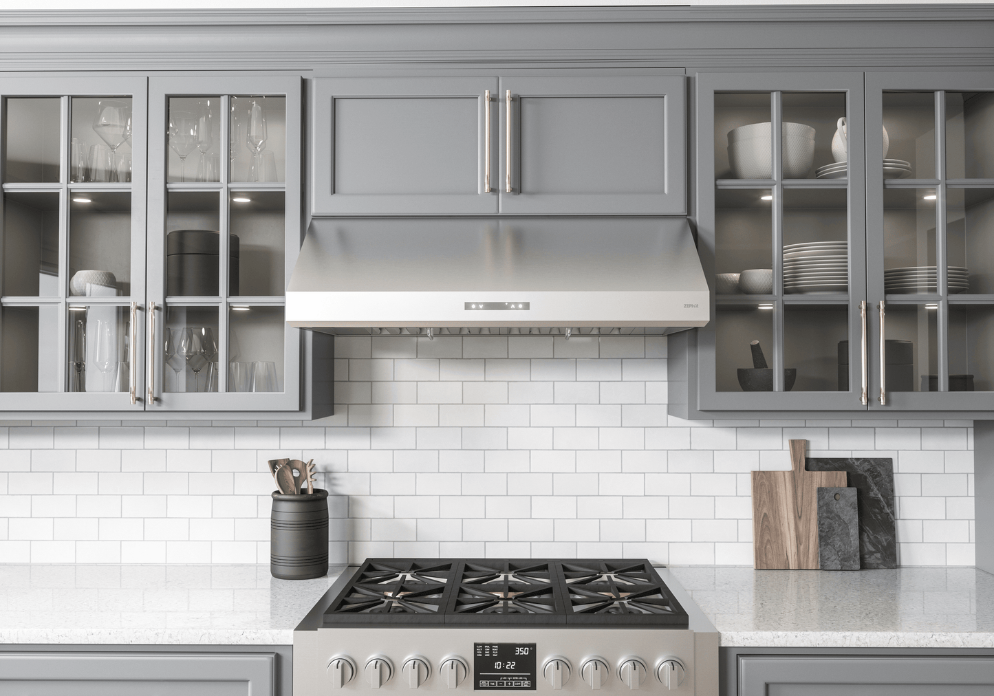 Zephyr AK7300AS Tidal I Connect 11in UC, 30in, SS, LED, ACT