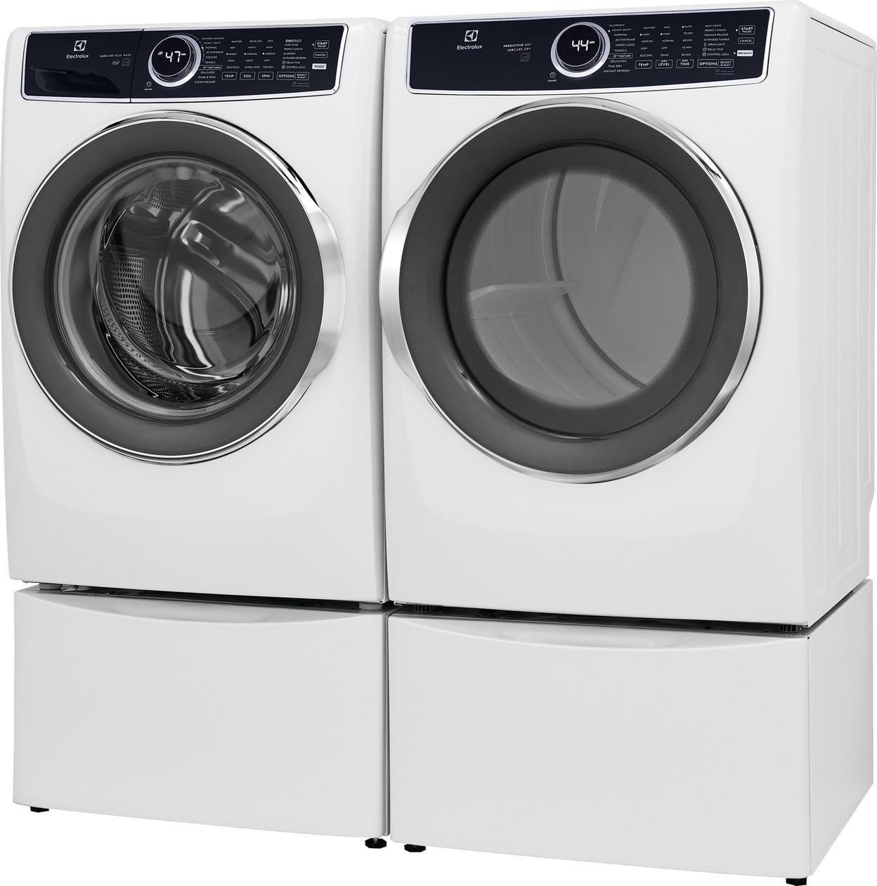 ELFE7537AW Electrolux Front Load Perfect Steam™ Electric Dryer with Predictive Dry™ and Instant Refresh - 8.0 Cu. Ft.