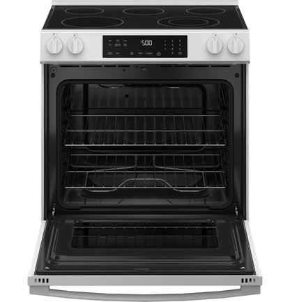 GRS500PVWW GE® ENERGY STAR® 30" Slide-In Electric Range with Crisp Mode