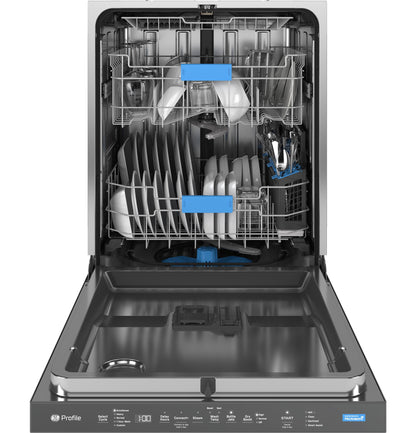 PDP715SYVFS GE Profile™ ENERGY STAR® Fingerprint Resistant Top Control Stainless Interior Dishwasher with Microban™ Antimicrobial Technology