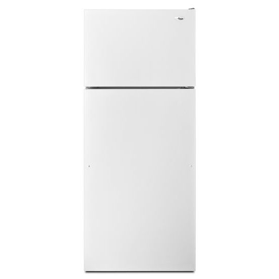 18 cu. ft. Top-Freezer Refrigerator with Integrated Handles - white