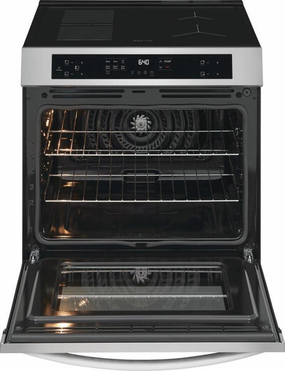 Frigidaire FCFI3082BS 30" Front Control Induction Range with Air Fry