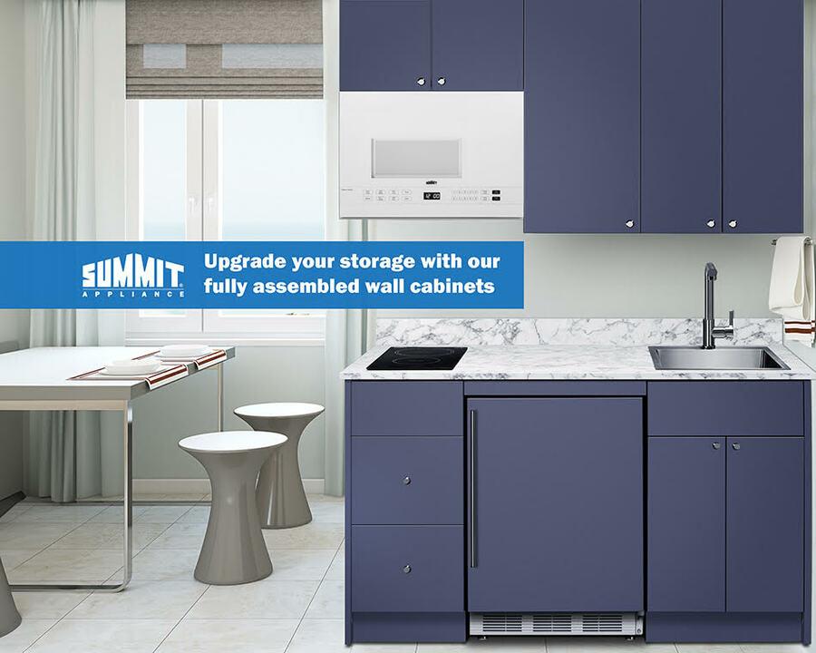 Summit CALDERAWH33ISINKL Turnkey Caldera Kitchen, ADA-compliant