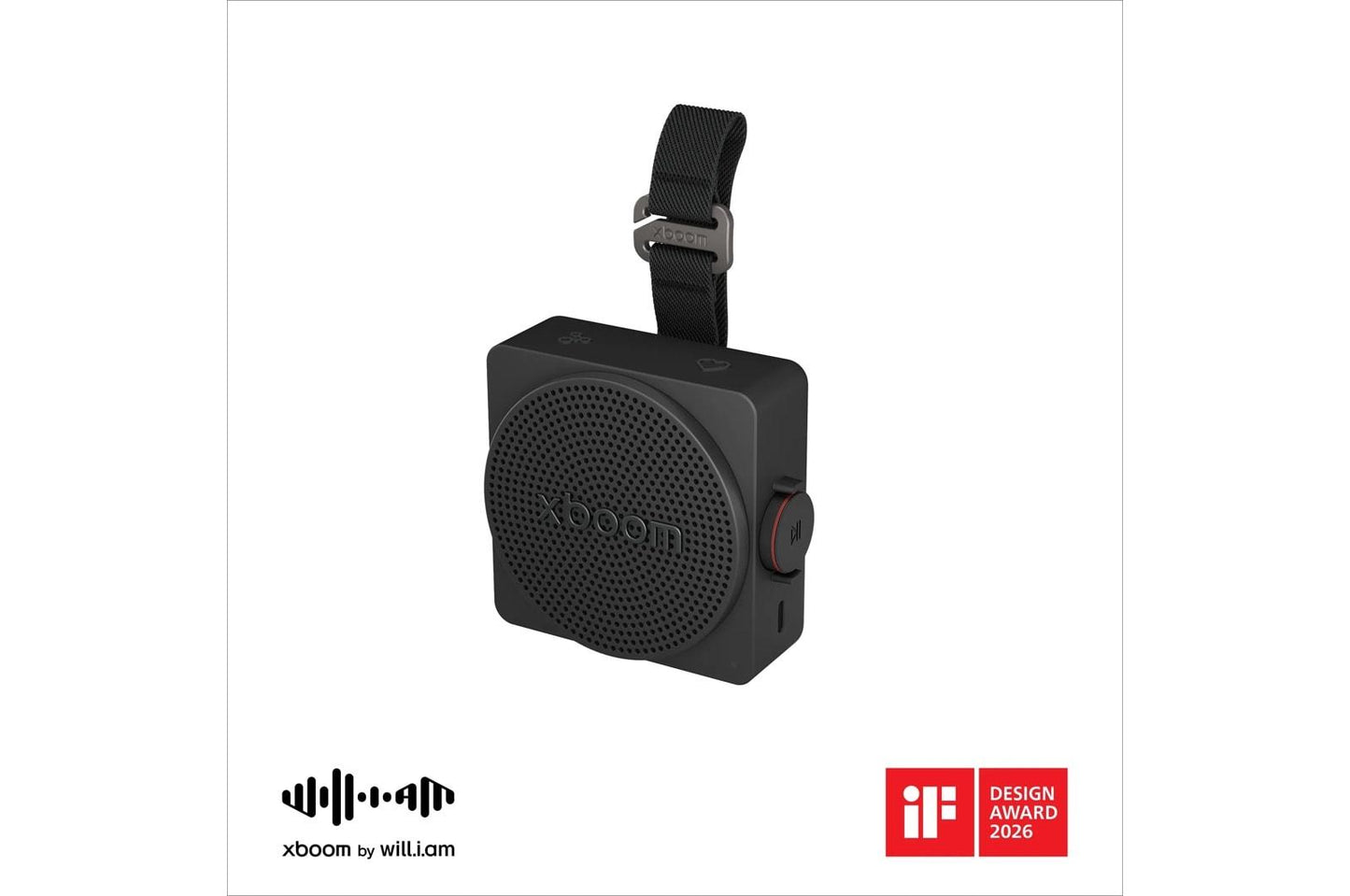 MINIANOALBK LG xboom Mini  Bluetooth Speaker  xboom Signature Sound by will.i.am with 10 hrs of playback, Black