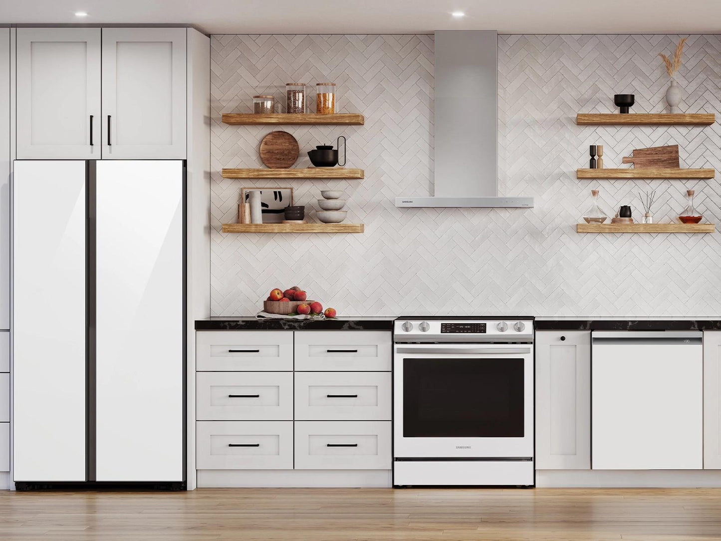 Samsung NK30CB600WCG Bespoke Hood Low Noise  630 CFM  30" Width
