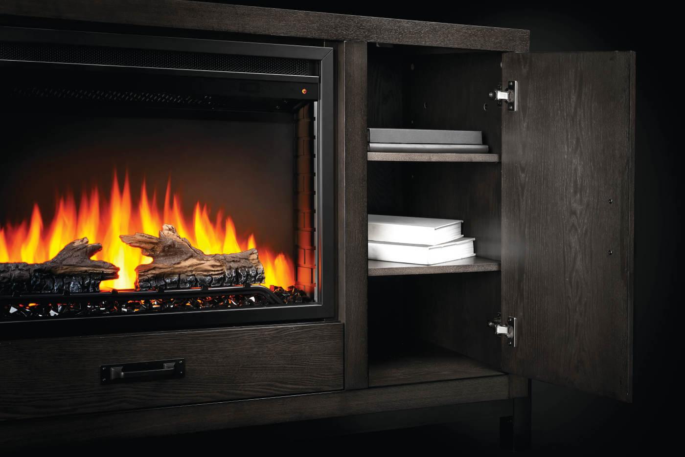 Napoleon Bbq NEFP303020RK The Franklin Electric Fireplace Media Console