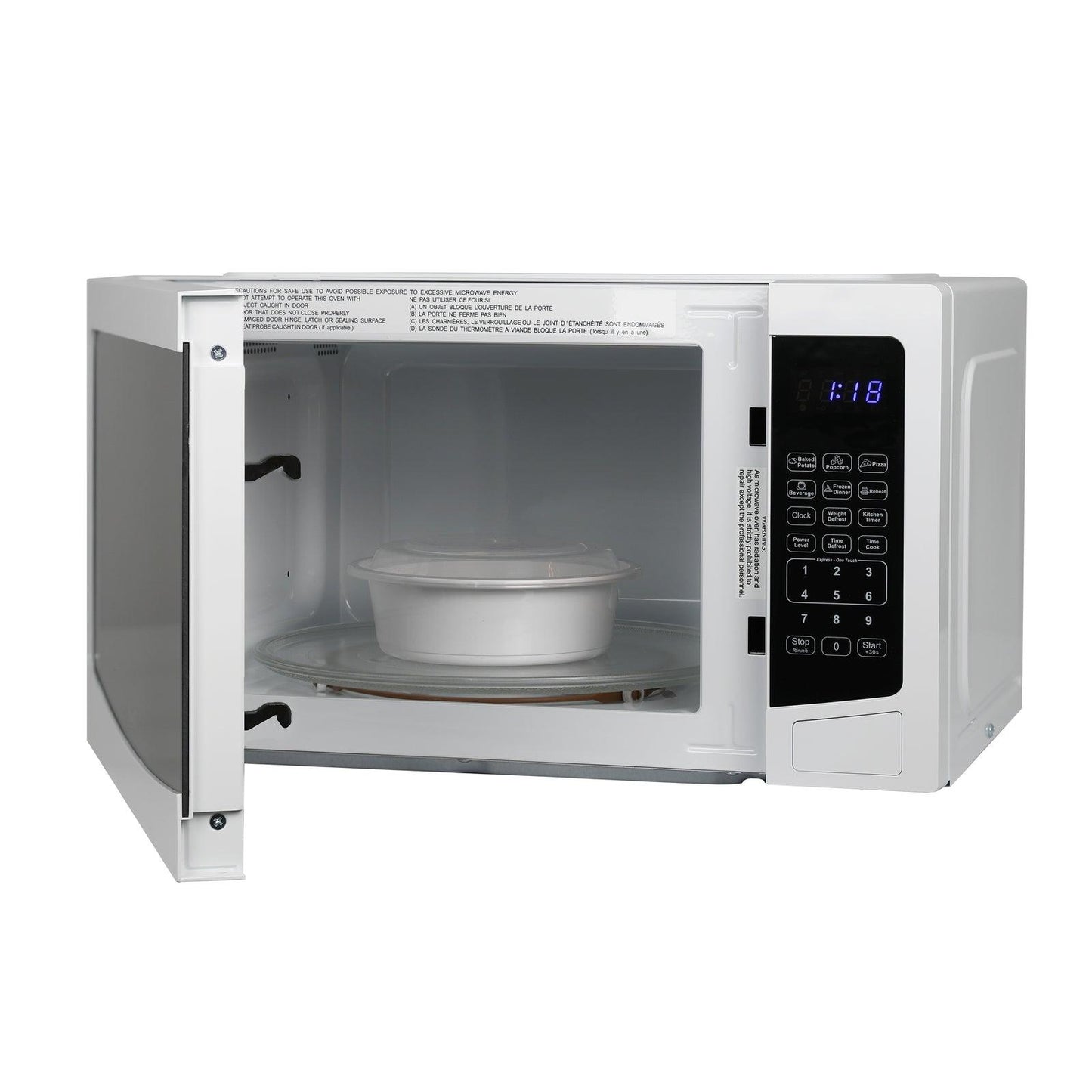 MT115V1B Avanti 1.1 cu. ft. Microwave Oven - Black
