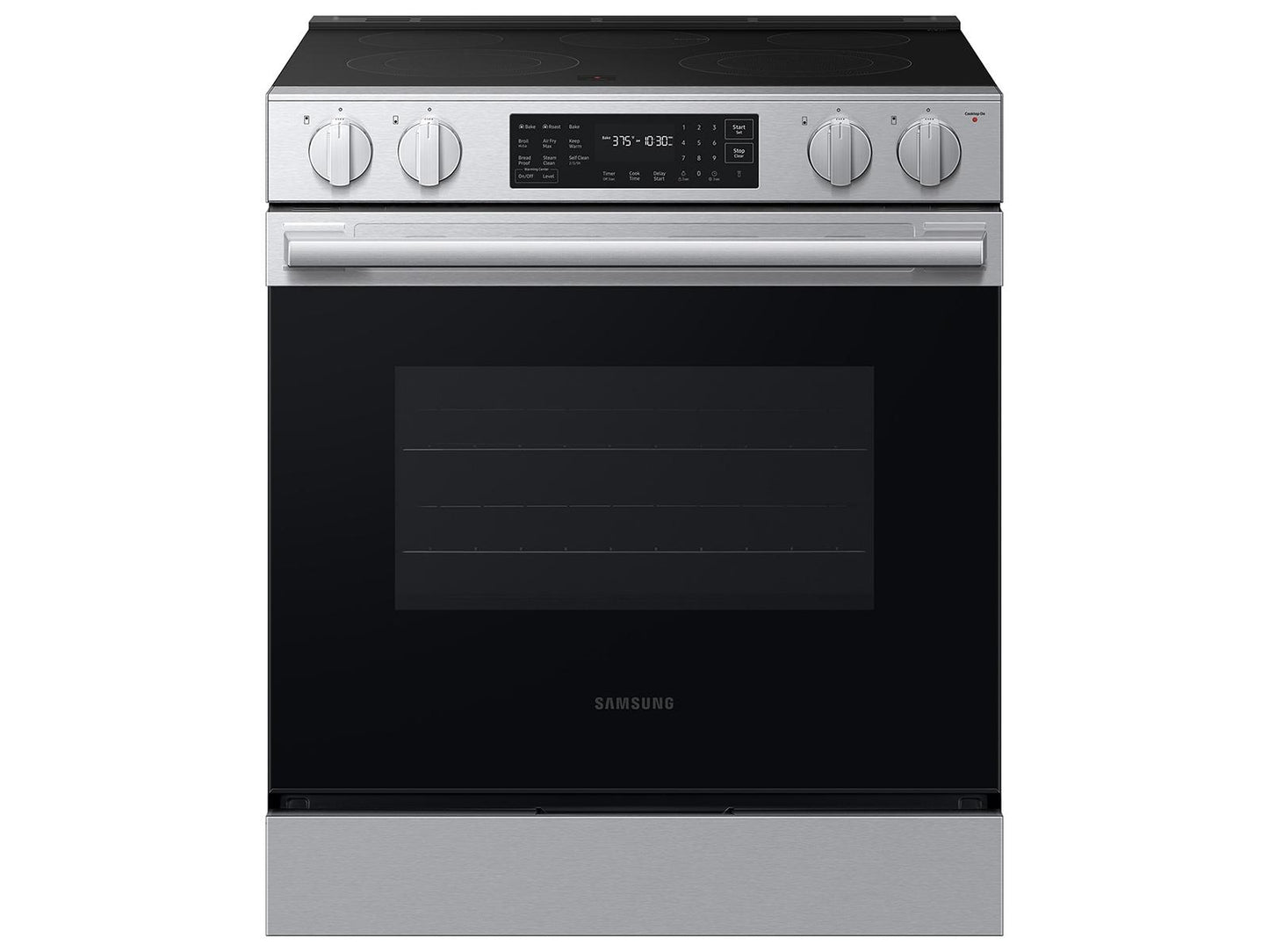 Samsung NSE70H63SR Bespoke Smart Slide-in Electric Range Pro Style Design  Air Fry Max  Precision Knobs
