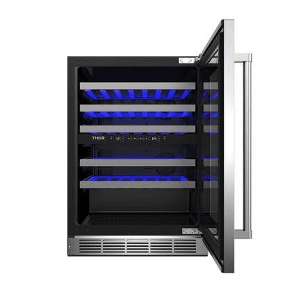 TWC24UD Thor Kitchen 24-inch Undercounter Dual Zone Wine Cooler - Model Twc24ud