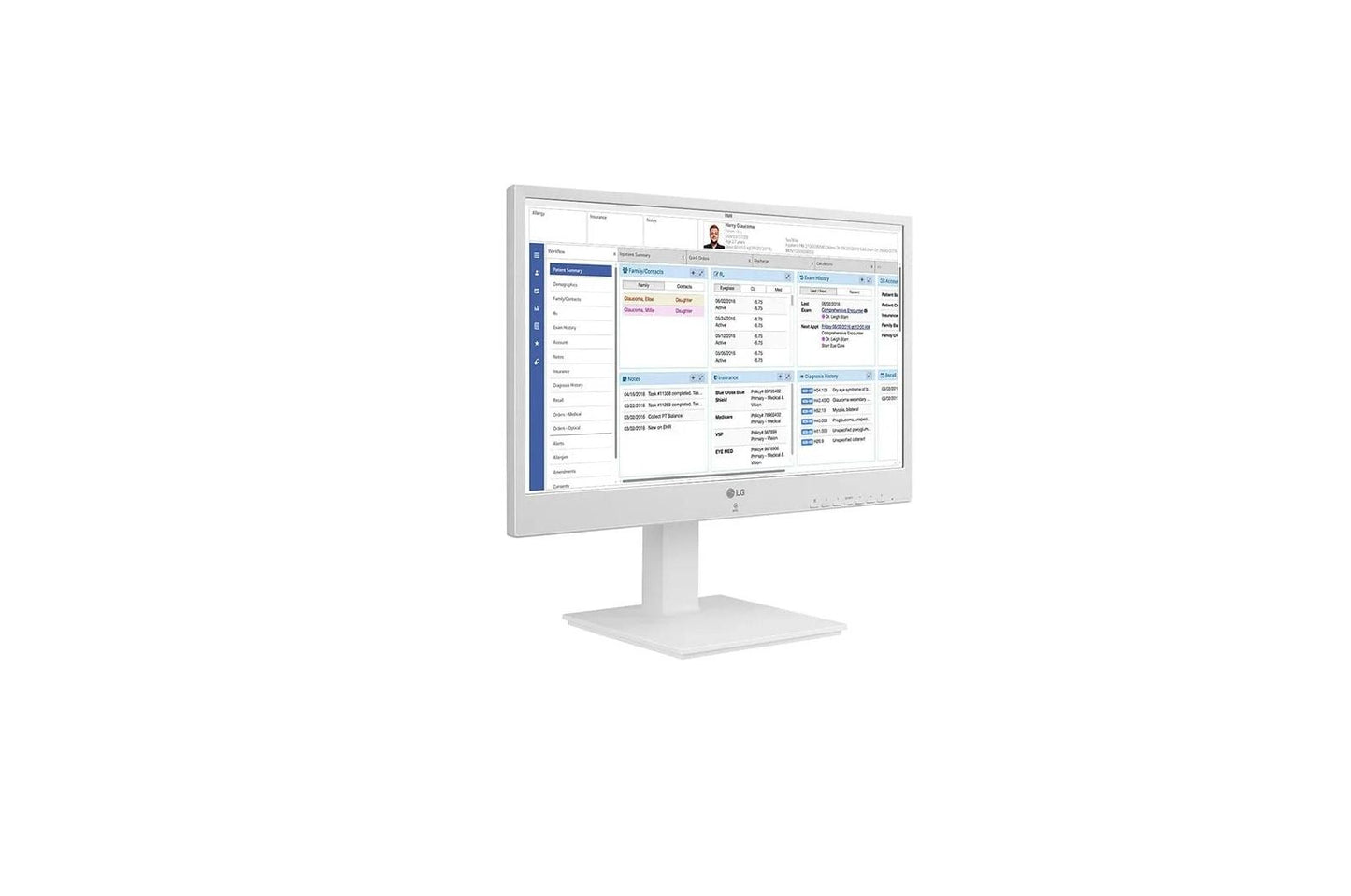 Lg 24CR671NK6P 24" FHD All-in-One Non OS Thin Client for Healthcare with Intel® Pentium Processor, Dual-band RFID, Webcam & Mic