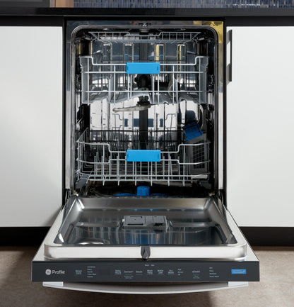 PDP715SYVFS GE Profile™ ENERGY STAR® Fingerprint Resistant Top Control Stainless Interior Dishwasher with Microban™ Antimicrobial Technology