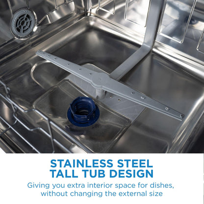 DDW2400ESS Danby 24" Built in Dishwasher in Stainless Steel