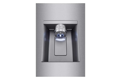 Lg 31 cu. ft. Smart Standard-Depth MAX™ French Door Refrigerator with Four Types of Ice and Mirror InstaView®