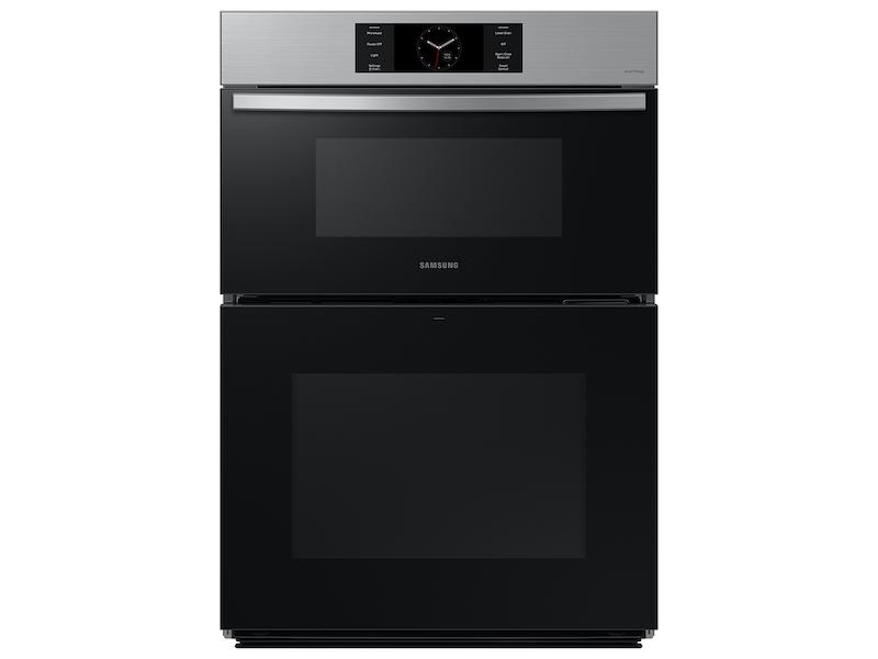 Samsung NQ70CG700DSRAA Bespoke 30" Microwave Combination Wall Oven with with Flex Duo™ in Stainless Steel